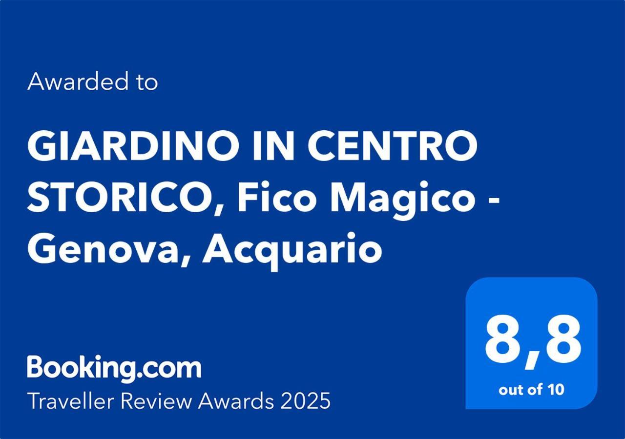 Giardino In Centro Storico -Appartamento Con Giardino, Genova Centro Storico, Acquario المظهر الخارجي الصورة
